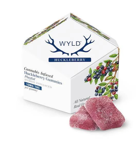 WYLD - WYLD Huckleberry Gummies 10mg THC Main Image