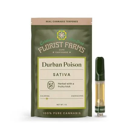 Florist Farms - Florist Farms Durban Poison Cartridge 1g Main Image