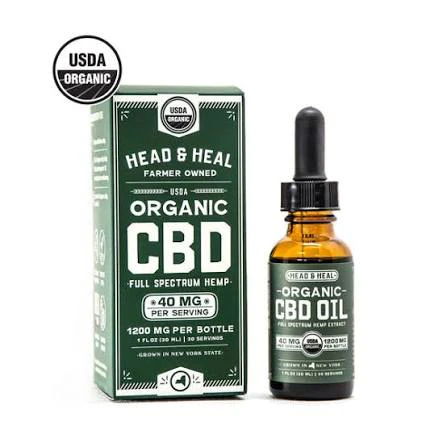 Head & Heal - Head & Heal Tincture Organic CBD Hemp Extract 40mg(NO-THC) Main Image