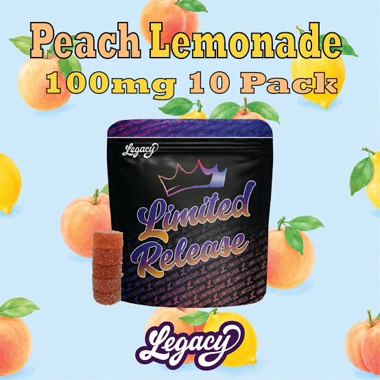LEGACY - Legacy | 10pk Live Rosin Gummies | Peach Lemonade | 100mg Main Image