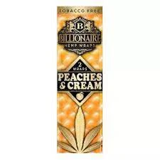 Snap Canna - Billionaire Hemp Wraps | 2 pack | Peach & Cream Main Image