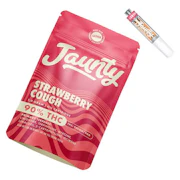 Jaunty Strawberry Cough Distillate Cartridge 1g