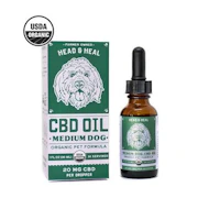 Head & Heal CBD Oil for Medium Dog 20mg(NO_THC)