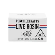 Punch Extracts T4 Live Rosin 1g Hawaiian Limonchello