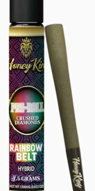 Honey King - Rainbow Belt 1.5g Diamond Infused Preroll | Honey King Main Image