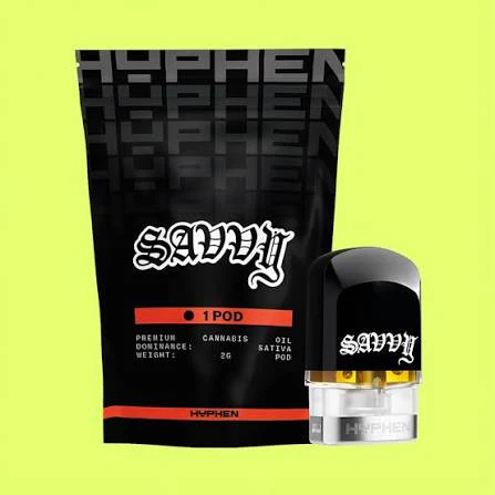 Savvy - Savvy | Hyphen POD | Blue Raz Haze | 2g Main Image