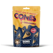 Cannabals Cones Dark Chocolate 100mg THC 10ct