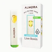 Almora Farm Live Rosin All In One 1g Bubba Burst