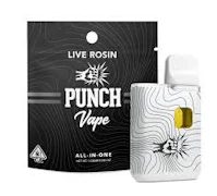 Punch Extracts Live Rosin All In One 1g Peach Ringz