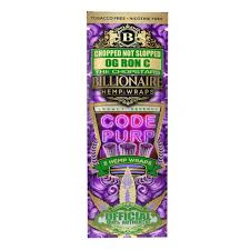 Snap Canna - Billionaire Hemp Wraps | 2 pack | Majestic Grape   Main Image
