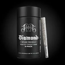 Heavy Hitters - [Heavy Hitters] Infused Pre-roll 5 Pack - 2.5g - Ridgeline Farms: OG Rebel (I) Main Image