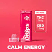 Drops – Raspberry 20 Piece (1:2 CBD:THC)