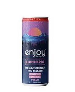 Enjoy Hemp Wellness - Enjoy Hemp 50 mg Mega Dose Seltzer Sativa Euphoria