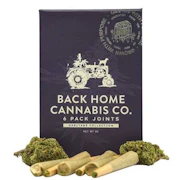 Back Home Cannabis Gorilla Glue 6pk Prerolls