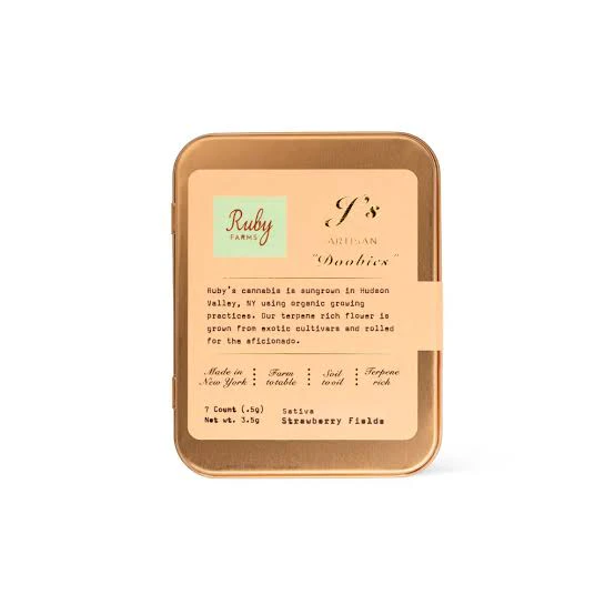 Ruby Farms - Ruby Farms | Doobies | 7 Count | Sativa - Strawberry Fields | Net 3.5G (.5g) Main Image