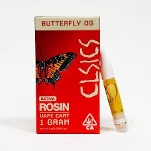 CLSICS - CLSICS Live Rosin Cart 1g Butterfly OG