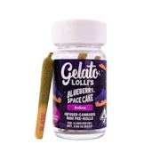 Gelato Lolli Infused 5pk Prerolls 3g Blueberry Space Cake