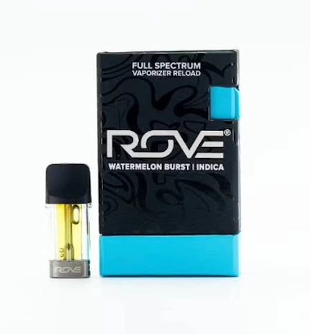 ROVE - Watermelon Burst -Indica- 88.10% THC | Melted Diamond Live Resin Vaporizer 91.10% TAC | 1.0g (Reload) - I12 MIDDLE