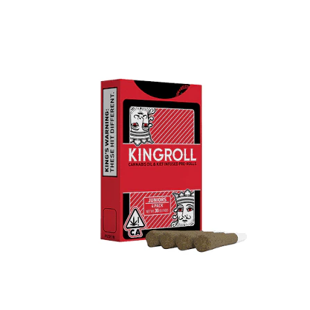Kingroll - [Kingroll] Infused Pre-roll 4 Pack - 3G - Super Lemon Haze X Gelonade(S) Main Image