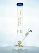 15" Tsunami Glass Beaker Bong Blue