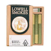 Lowell’s | 6 pack - .6g Prerolls | The Vivid Sativa Blend | 3.5g