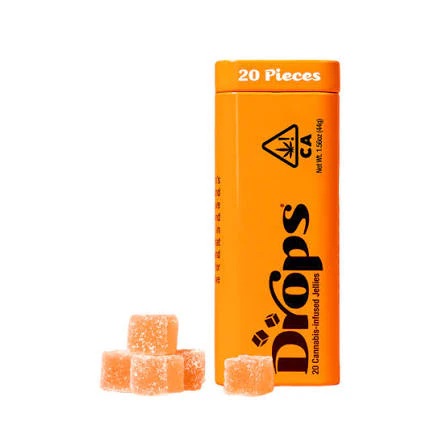 Drops - Orange | 100mg | 20 Piece (Creative) | Drops Main Image