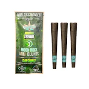 Presidential Mini Infused 3pk Blunts 2.1g Cap Junky