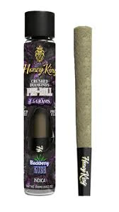 Honey King - Blackberrry Kush 1.5g Diamond Infused Preroll - Hybrid | Honey King Main Image