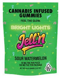 Bright Lights - Bright Lights Jell n Gummies Sour Watermelon Main Image