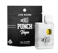 Punch Extracts Live Rosin All In One 1g Amarelo