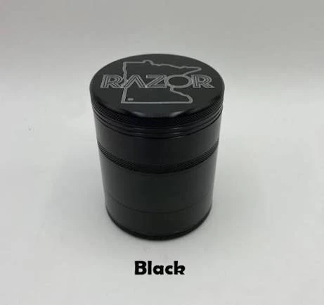 MN LEGIT - MN LEGIT Razor 6-pc Grinder Black 55mm Main Image