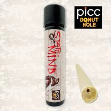 STATE OF MIND - STATE OF MIND - Sweet Tart x Sour Tangie - 1g Live Resin Infused Pre-roll Main Image