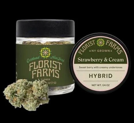 Florist Farms - Florist Farms Flower 7g Jar Strawberries & Cream Main Image