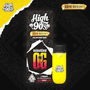 High 90s Live Resin All In One 1g Nineties OG