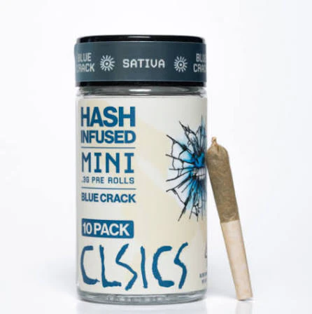 CLSICS - Clsics Hash Infused 10pk Prerolls 3g Blue Crack Main Image