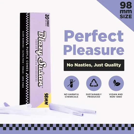 Blazy Susan - Blazy Susan 98mm Cones 20pk Purple Main Image