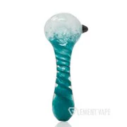 Human Grade 10 Twist Pipe Spoon "Teal"