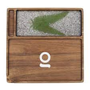 Ongrok - Ongrok - Wood Finish Rolling Tray - Leaf Finish