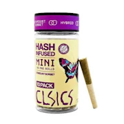 Clsics Hash Infused 10pk Prerolls 3g Stardust Sorbet