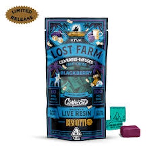 LOST FARM - Blackberry (Live Rosin Infused) Fruit Chews - 100mg (I) - Lost Farms X Connected