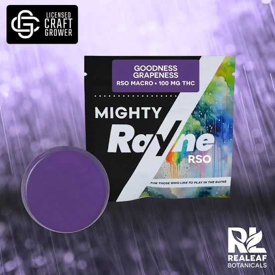 Rayne Drops - Rayne Drops | 1pk RSO Gummy | Goodness Grape | 100mg Main Image