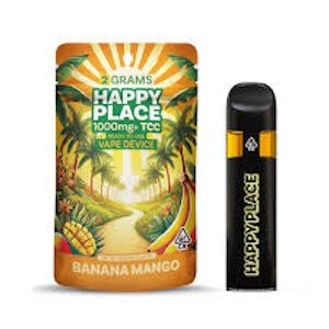 Happy Place - Happy Place - Disposable - Banana Mango - 2G