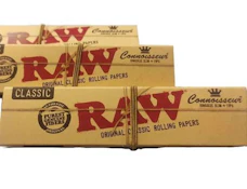 KING SIZE RAW Connoisseur 1 1/4 Paper + Tips
