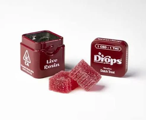 Drops - Cranberry | 100mg | 2-Piece (1:1 CBD:THC) | Drops Main Image