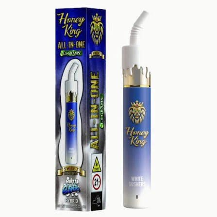 Honey King - White Gusher 1g AIO Vape -Hybrid | Honey King Main Image