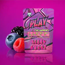 PLAY - PLAY - Berry Burst Gummies - 200MG (1x200MG) Main Image