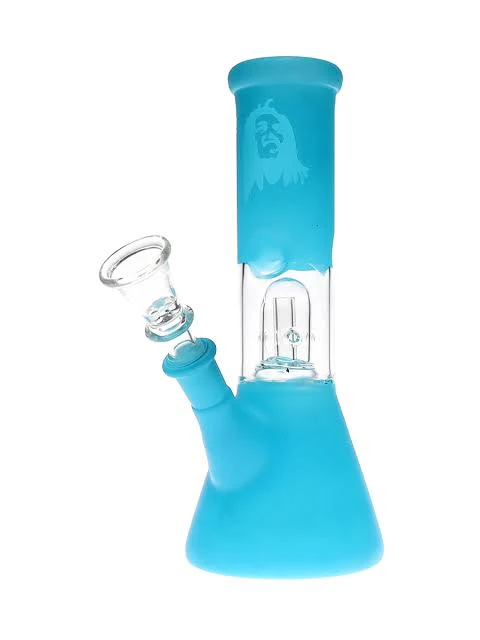 Snap Canna - 8 " Water Pipe | Bob Marley | Frosted Blue  Main Image