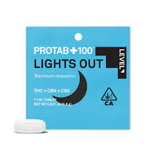 LEVEL - LEVEL PROTAB SINGLE LIGHTS OUT THC:CBN:CBG Main Image