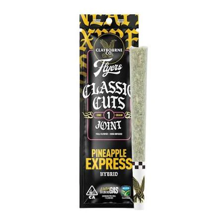 Claybourne Co. - Claybourne Co. Flyers Full Flower 1g - Pineapple Express Main Image