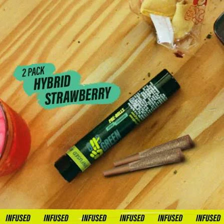Good Green - Good Green | Infused 2 pack | Strawberry (Hybrid) | 1g Main Image